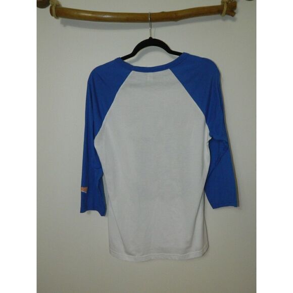 Uncle Drew Movie T-Shirt Baseball Size Medium White Blue Cast Shaq Kyrie Irving - Picture 4 of 6